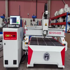 Oscillating Knife CNC Router Machine model A2-1313-CCD-V