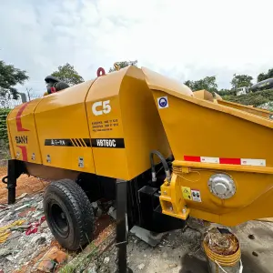 HBT6013115 Diesel Concrete Pump with 115kW 70m3h 13MPa 800m Horizontal Range Global Delivery Engine Motor As Core Components
