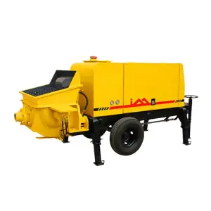 Customizable 15m Vertical Conveying Distance Small-Sized Diesel Electric Concrete Delivery Pump Engine Motor for Construction
