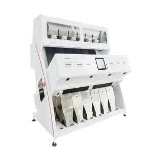 Commercial RS10 CCD Rice Color Sorter High Configuration 6SXM 640 for 200T Processing Plants Shape Sorter Function