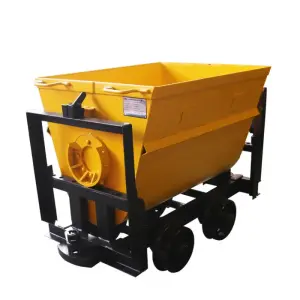 Bucket-tipping Rail Mine Railway Rail Coal Mine Cart Rail Car Railway Freight Wagons