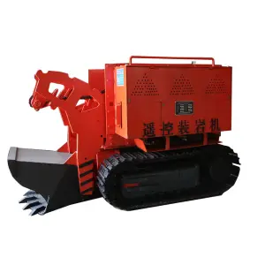 Crawler Mining Electric Rock Loader Tunneling Wheeled Muck Loading