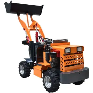 Mini 4 Wheel Loader Electric Hydraulic System for Mining Underground Rock Mining Machine 500KG