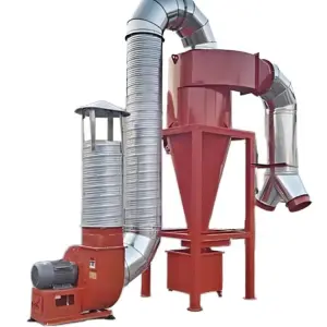 Industrial Double Cyclone Dust Collector for Woodworking Foundry Cement Raw Material Crusher Separator-for Saw Operations