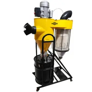 3HP 2.2KW Auto Cleaning Pulse Jet Dust Collector Cyclone Separator Industrial Vacuum Cleaner for Wood Metal Powder