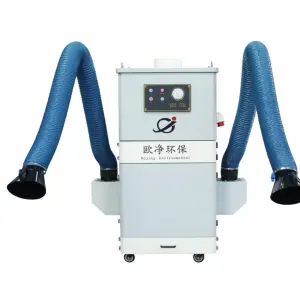 Pulse Jet Welding Fume Extractor Portable Welding Dust Extractor With Automatic Dust Cleaning System
