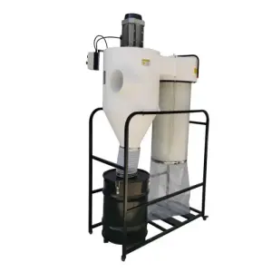 Industrial 2.2KW Vacuum Cleaner Cyclone Dust Collector for Sawdust Sandblast Dust Cyclone Filter for Woodworking Air Cleaning