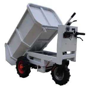 Climbing Three Wheeled Trolley 800Kg Battery Powered Concrete Wheelbarrow Heavy Duty