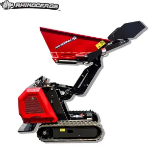 Crawler Dumper Wheelbarrow 0.8 Tons Rhinoceros XN800 Mini Dumper with Kubota Engine EPA Euro V Farm Garden 800kg