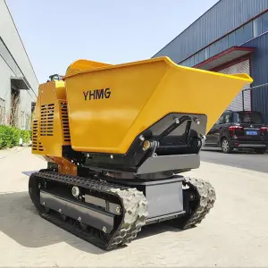 Mini Dumper 1200kg Capacity EPA Gasoline Engine Rubber Track for Agriculture Work Skid Loaders Pump Core Component