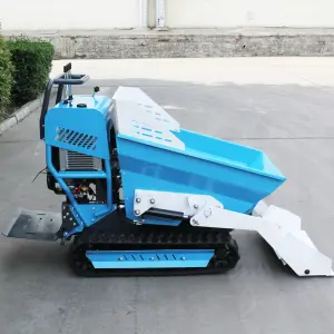 Mini Electric Crawler Dumper 400kg 500kg 300kg  Hydraulic Mini Loader with Core Engine Component