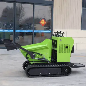 500kg Small Dumper Gasoline Engine Forestry Machinery Customized Mini Crawler Dumper