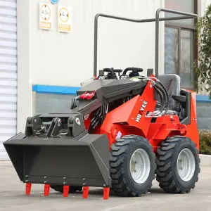 Multifunctional Skid Steer Loaders With Attachment Agriculture Construction Diesel Mini Skid Steer Diesel Mini Loaders