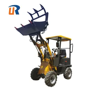 Mini Gasoline Wheel Loader Electric Mini Loader with Bucket