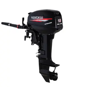 40H P 703cc 2-Stroke Aluminum Out board Mo tor for Fishing Boat Pontoon Yachts Marine Engine