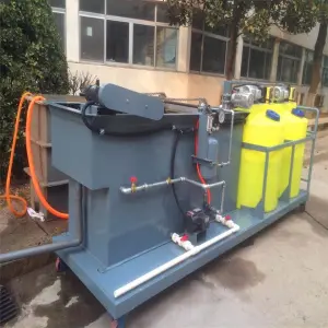 Movable small Electrocoagulation DAF Dissolved Air Flotation Equipment Unit Plant for Waste Water Treatment