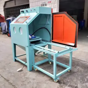 Industrial Sandblasting Vibration Cleans Metal Surfaces Tumbler Track Type Shot Blasting Machine