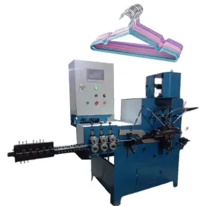 Automatic Galvanized Steel Wire Clothes Hanger Forming, Bending and Welding Machine with PLC