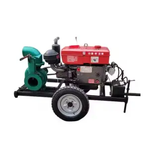 4 Inch Cast Iron Pumping Machine/Garden Irrigation Gasoline Engine Small Household Cart Type Water Pump