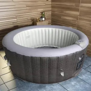 Premium Outdoor Inflatable Hydromas Spa Tub Ice Bathtub Accessory with Bubble Massage Spa Pool Set