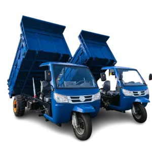 Open-Body 3-Wheel Cargo Motorcycles Tricycle Diesel Loader Scooter with Water Cooling Petrol & Diesel Oil Vehicle