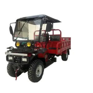 300cc All-Terrain Farmer Four-Wheeler Open Body Motorized Four-Wheel Passenger Farm Field Cargo Mountain Off-Road Pull Cargo