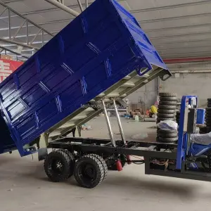 350CC 2-Axle 9-Wheel Motorized Tricycle Open Body Type Cargo Tipper 9-Wheel Motorized Tricycles