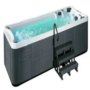 Rectangular Outdoor Spa Bathtub with Hydro Massage Function
