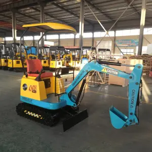 Playground Coin Operated Game Hydraulic Mini Excavator