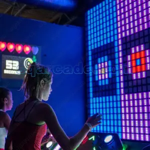 Interactive LED Display Indoor Team Game for Active Parties Gaming Room for Groups Trending Amusement Park Facility