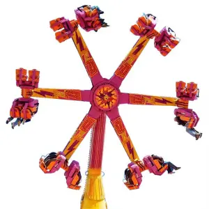 Amusement Equipment Park Outdoor Large Game Space Roller High Power Surge Magic Windmill Amusement Facilities