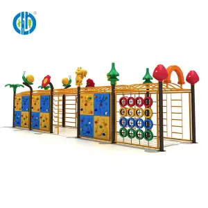 Kids Amusement Park Facilities Outdoor Playground Outdoor Climbing Wall Physical Training