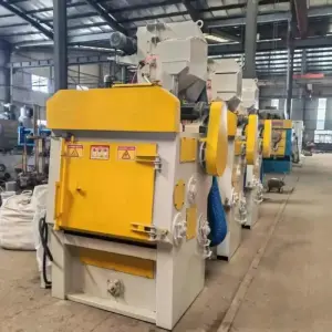 Q324 Q326 Q3210 Tumble Belt Shot Blasting Integrated Machine