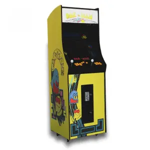 Multi Video Fighter Arcade Game Machine Pac Man Style Fighting Skill Game with Metal Upright Cabinet