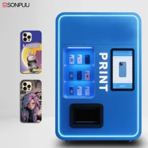 DIY Vending Machine with I3200 Printer Head Unmanned Self Service UV Printer University Campus for Phone Case Photo