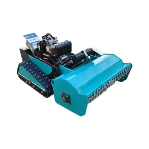 Gasoline Garden Automatic Wireless Handheld Remote Control Lawn Mower Orchard Weeding Machine Crawler Lawn Mower Lawn Mower
