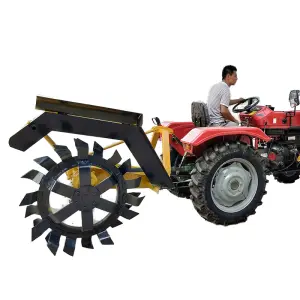 Tractor Orchard Trencher and Fertilizing Machine with Trenching Depth up to 30cm Rear Drainage Ditch Trenching Machine