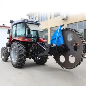 Agricultural Irrigation Ditch Digger Tractor Driven Disc Trencher Laying Underground Cables Trenching Machine
