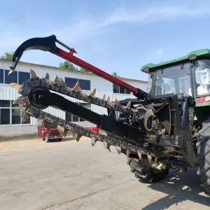 Chain Trenching Ditching Machine Cable Chain Trencher