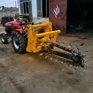 Trencher 100mm Width 200mm Deep Trenching Machine Chain Type Trenching Ditching Machine