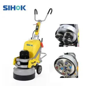 Industrial Epoxy Floor Grinding Machine Remote Concrete Floor Grinders Floor Marble Grinder With Vacuum