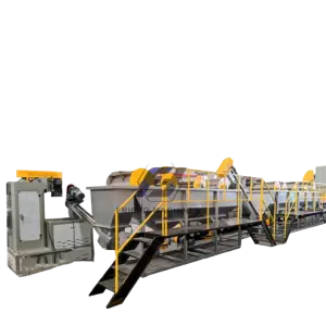 Waste Plastic HDPE Hard Bottle Flakes Washing and Recycling Machinery Line