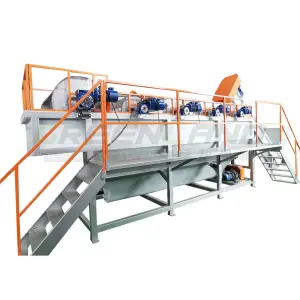 PE PP HDPE Washing Line Plastic Recycle Washing Line Plastic Washer and Crusher