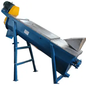 Waste PP PE PET Film Hard Rigid Flakes Plastic Recycled Friction Washer