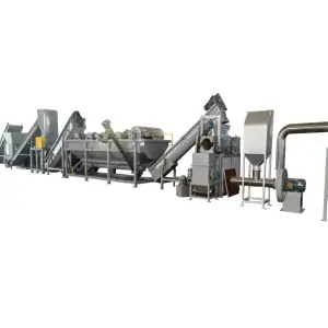 Waste Plastic PP PE HDPE LDPE Plastic Film Bottle Woven Bag Crushing Washing Drying Machine Line Plastic Recycling Machine