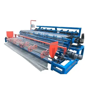 CNC Automatic Chain Link Wire Mesh Fence Weaving Machine