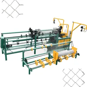 Automatic Double Wire Chain Link Fence Wire Netting Machine