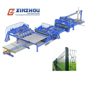 Automatic Security 3D Fence Panel Welding Machine Wire Mesh Making Machine Fence Mesh Welder for Industry and Construction