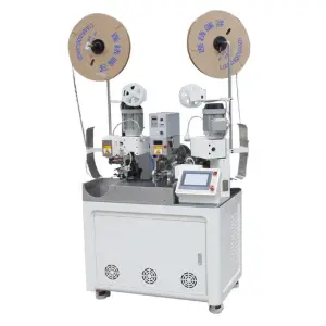 EW-8010 Fully Automatic Double Head Waterproof Seal Plug Inserting Machine Terminal Crimping Machine