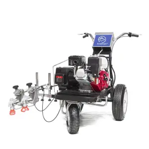 LS 5070 Road Line Marking Machine From Easy Maintenance with Two Guns Condition Featuring Reliable Pump and Engine